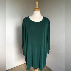 Ava Viv Green Long Sleeve Blouse